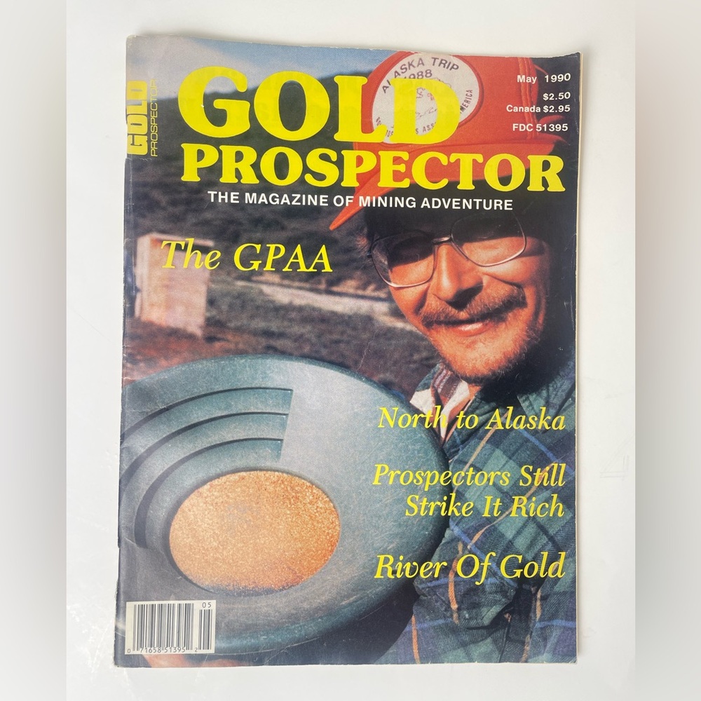 Vintage Gold Prospector Magazine May 1990